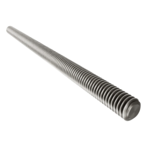 All Threaded Rod, #10-24, 3 ft OAL, Steel Alloy, Zinc CR+3