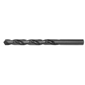 Drillco 200A119 Jobber Length Drill, 19/64 in Drill - Fraction, 118 deg Point, High Speed Steel, Black Oxide