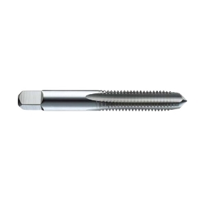 Dauphin Precision Tool BRUBAKER TOOL™ 23047-00-B Straight Flute Tap, M10 x 1.25 mm, D5, Plug Chamfer, 4 Flutes, Bright, High Speed Steel