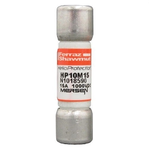 Fast Acting Fuse, 15 A, 32 VDC, 1/4 X 1-1/4 in Body Size