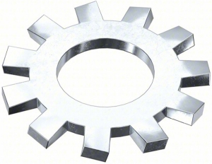 239110 Lock Washer, Imperial, 1/2 in Nominal, External Tooth, Zinc Plated