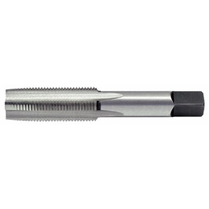 Alfa USA® HSMTT171033 Ground Thread Hand Tap, Right Hand Cutting, M12 x 1.25 mm, D5, Taper Chamfer, 4 Flutes, High Speed Steel