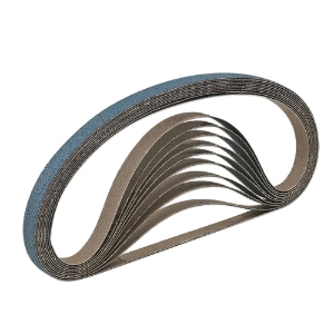 CGW® 61534 File Belt, 1/2 in Belt Width, 24 in Belt Length, 60 Grit, A3 Grade, R205 Zirconia Abrasive, Polyester Backing