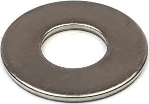 344001 Flat Washer, 3/16 in Nominal, 1/4 in Inside Diameter, 9/16 in Outside Diameter, 3/64 in Thickness, Low Carbon Steel, USS, Zinc Plated Finish