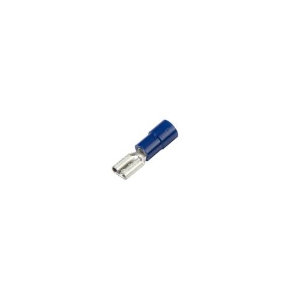 Push-On Terminal, Funnel Entry, 16-14 AWG Wire, Vinyl Wire, Blue