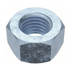 BBI 317300 Hex Nut, 1-1/8-7, Low Carbon Steel, Plain, 2 Material Grade