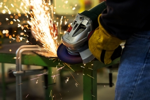 UA® 20064 Grinding Wheel, 4-1/2 in Wheel Dia, 1/4 in Wheel Thickness, 7/8 in Center Hole, 24 Grit, Aluminum Oxide Abrasive