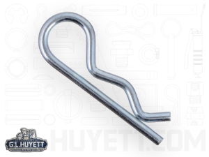 G.L.HUYETT™ Heritage™ BP-219 Hitch Pin, 0.243 in Dia, 4 in Overall Length, Steel, Zinc Plated