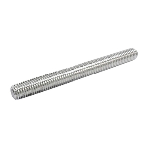 Fully Threaded Stud, Imperial, 1 in-8 Diameter - Thread Size, 11 in Overall Length, Stainless Steel, Grade 18-8