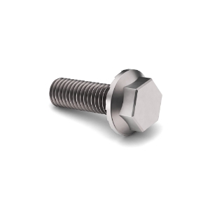 Flange Bolt, Imperial, 1/2 in-13 Diameter - Thread, 3/4 in Length Under Head, Grade 5, Zinc Plated