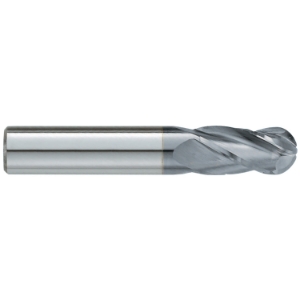 GARR 18314 Ball End Mill, 1/2 in Cutter Dia, 1 in Length of Cut, 4 Flutes, 1/2 in Shank Dia, 3 in Overall Length, TiCN