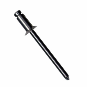 Arconic Fastening Systems Marson SSB4-3SV Blind Rivet, 18-8 Stainless Steel Body/Mandrel, 1/8 in Rivet Diameter, 3/16 in Length, 0.126 to 0.187 in Grip Range, Domed Head, Open End