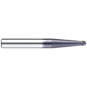 GARR 15280 Ball End Mill, 8 mm Cutter Dia, 8 mm Length of Cut, 2 Flutes, 8 mm Shank Dia, 100 mm Overall Length, AlTiN
