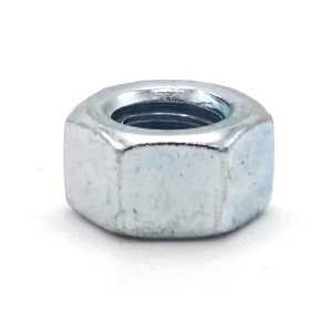 Hex Jam Nut, Imperial, Zinc Plated, Material Grade: 5