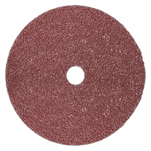 3M™ Cubitron™ 7000148153 Fiber Sanding Disc, 4-1/2 in Disc Diameter, 7/8 in Center Hole, 36 Grit, Grade Extra Coarse, Ceramic Abrasive