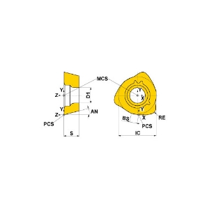 Mitsubishi 241031 Milling Insert, JDMW Insert