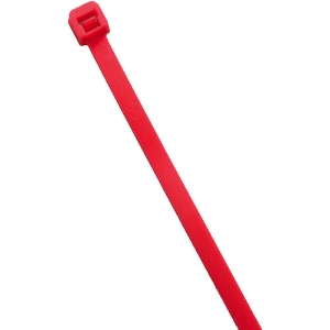 Cable Tie, Flour, 7.5 in Length, Pink, 50 lb Tensile