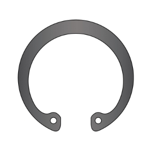 G.L.HUYETT™ DHO-008 Stamped Style Housing Internal Retaining Ring, Carbon Spring Steel, Phosphate