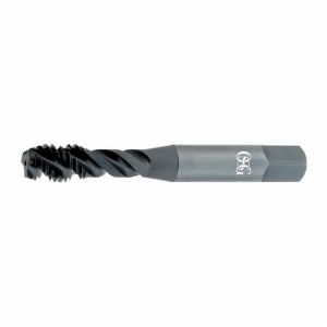 HY-PRO® 2944001 290 Spiral Flute Tap, Right Hand Cutting, 7/8-9 Thread, H5 Thread Limit, Semi-Bottoming Chamfer, Right Hand Flute Direction, 4 Flutes, Steam Oxide, HSS-E