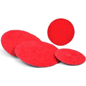 Quick-Change Disc, 3 in Disc Dia, 80 Grit, Ceramic Abrasive