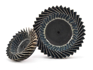 Flap Disc, 3 in Disc Dia, 36 Grit, Zirconia Abrasive, Mini Flex Disc