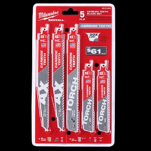 Milwaukee® 49-22-5505 Demolition Blade Set, 5 Piece, For Use With: Reciprocating Saws