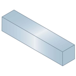 G.L.HUYETT™ MAK-A-KEY 3101870187-36 Key Stock, 3 ft Length, 3/16 in Width, 3/16 in Height, Carbon Steel