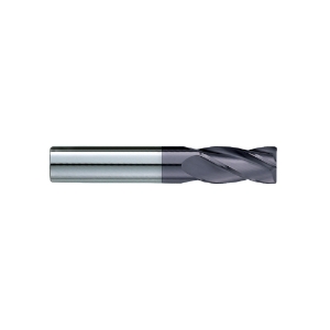 GARR 13357 Square End Mill, 3/4 in Cutter Dia, 1-1/2 in Length of Cut, 4 Flutes, 3/4 in Shank Dia, 4 in Overall Length, TiAlN Coated
