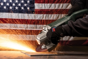 UA® 20015 Grinding Wheel, 4 in Wheel Dia, 1/4 in Wheel Thickness, 5/8 in Center Hole, 24 Grit, Aluminum Oxide Abrasive