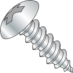 Kanebridge 8N62TLTZ Sheet Metal Screw, Imperial, #8, 5/8 in Overall Length, Truss Head, Zinc Plated