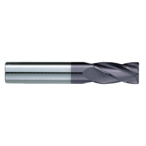 GARR 13017 230MA Center Cutting Square End Standard Length End Mill, 1/32 in Dia Cutter, 3/32 in Length of Cut, 4 Flutes, 1/8 in Dia Shank, 1-1/2 in OAL, TiALN Coated