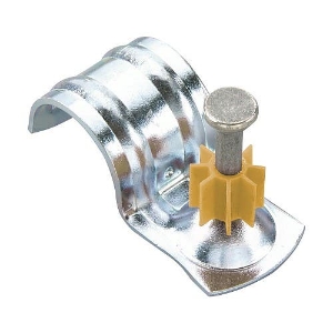 Dewalt® Powers® 50388 Drive Pin, 0.145 in Dia, 1 in Overall Length, Plastic Body Shell, A36/A572 Structural Steel Pin, Flat Head