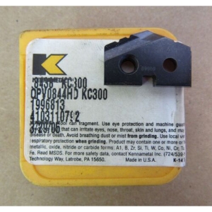 Kennametal® 1996802 Spade Drill Insert, 47/64 in Dia, Manufacturer's Grade: KC300