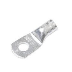 Terminal Lug, #4 AWG Conductor, 5/16 in Stud, Heavy Duty/Tin Plated, Copper Contact, Straight Tongue