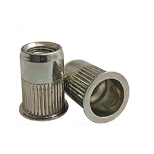 Rivet Nut Insert, Imperial, 5/16-18 Thread, Steel, Zinc Yellow, 0.027 to 0.15 in Grip Range