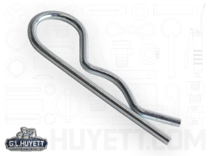 G.L.HUYETT™ Heritage™ BP-208 Hitch Pin, 0.177 in Dia, 3-3/4 in Overall Length, Steel, Zinc Plated