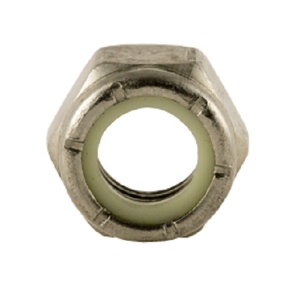 Cone Lock Nut, 1/2-20, Metal/Medium Carbon Steel, Zinc CR+3/Waxed, C Material Grade, Right Hand Thread