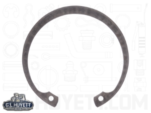 G.L.HUYETT™ HO-300 Housing Retaining Ring, Internal, Imperial, 2-3/16 in Shaft Dia, Carbon Spring Steel, Phosphate