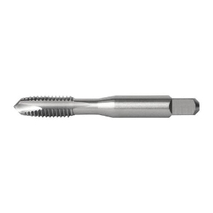 Greenfield Industries Cleveland® C57195 Spiral Flute Tap, Right Hand Cutting, 7/16-20 in, H3 Thread Limit, Plug Chamfer, 3 Flutes, Bright, High Speed Steel