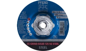 PFERD 61560 Grinding Wheel, 4-1/2 in Wheel Dia, 1/4 in Wheel Thickness, 5/8-11 Center Hole, Zirconia Alumina Abrasive