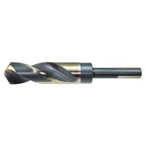 Drillco 1000N147 Reduced Shank Drill, 47/64 in Drill - Fraction, 1/2 in Shank, High Speed Steel