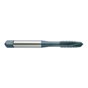 YG-1 IB284 High Performance Spiral Point Tap With Through Hole, M5x0.8 Thread, D4 Thread Limit, Plug Chamfer, 3 Flutes, Steam Oxide, HSSE-V3