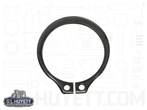 G.L.HUYETT™ DSH-012-SS Snap Retaining Ring, External, Metric, M12 Shaft Dia, Stainless Steel, Plain