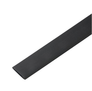 Heat Shrink, 1/4 in Inner Dia Expanded, 250 ft Length, Polyolefin, Black, 2:1 Shrink, -67 to 230 deg F