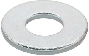 345011 Flat Washer, 1-1/8 in Nominal, 1-1/4 in Inside Diameter, 2-3/4 Outside Diameter, 11/64 in Thickness, Low Carbon Steel