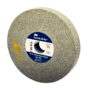 3M Scotch-Brite™ 61500109329 Deburring Wheel, 6 in Wheel Dia, 1 in Center Hole, Fine Grade, Silicon Carbide Abrasive