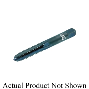 OSG 1123700 101 General Purpose Straight Flute Hand Tap, Right Hand Cutting, 5/8-11 Thread, H3 Thread Limit, 3.5P-4.5P Plug Chamfer, 4 Flutes, Bright, HSS