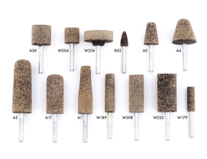 UA® SAIT® 27410 Mounted Point, W, 3/4 in Head Dia, 3/4 in Head Length, 1/4 in Shank Dia