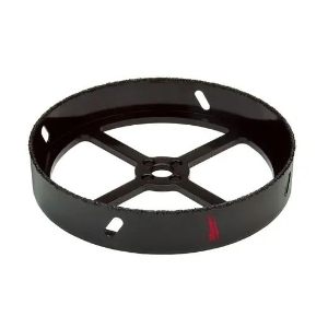 Milwaukee® 49-56-0305 Recessed Light Hole Saw, 1 in Dia, Carbide Cutting Edge, 5/8 in Arbor, Applicable Materials: Acoustical Tile, Drywall, Plaster, Stucco With Mesh and Wood