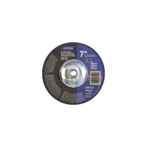 Norton Saint Gobain 7660775940 Depressed Center Wheel, 7 in Wheel Dia, 1/4 in Wheel Thickness, 5/8-11 in Center Hole, Silicon Carbide Abrasive